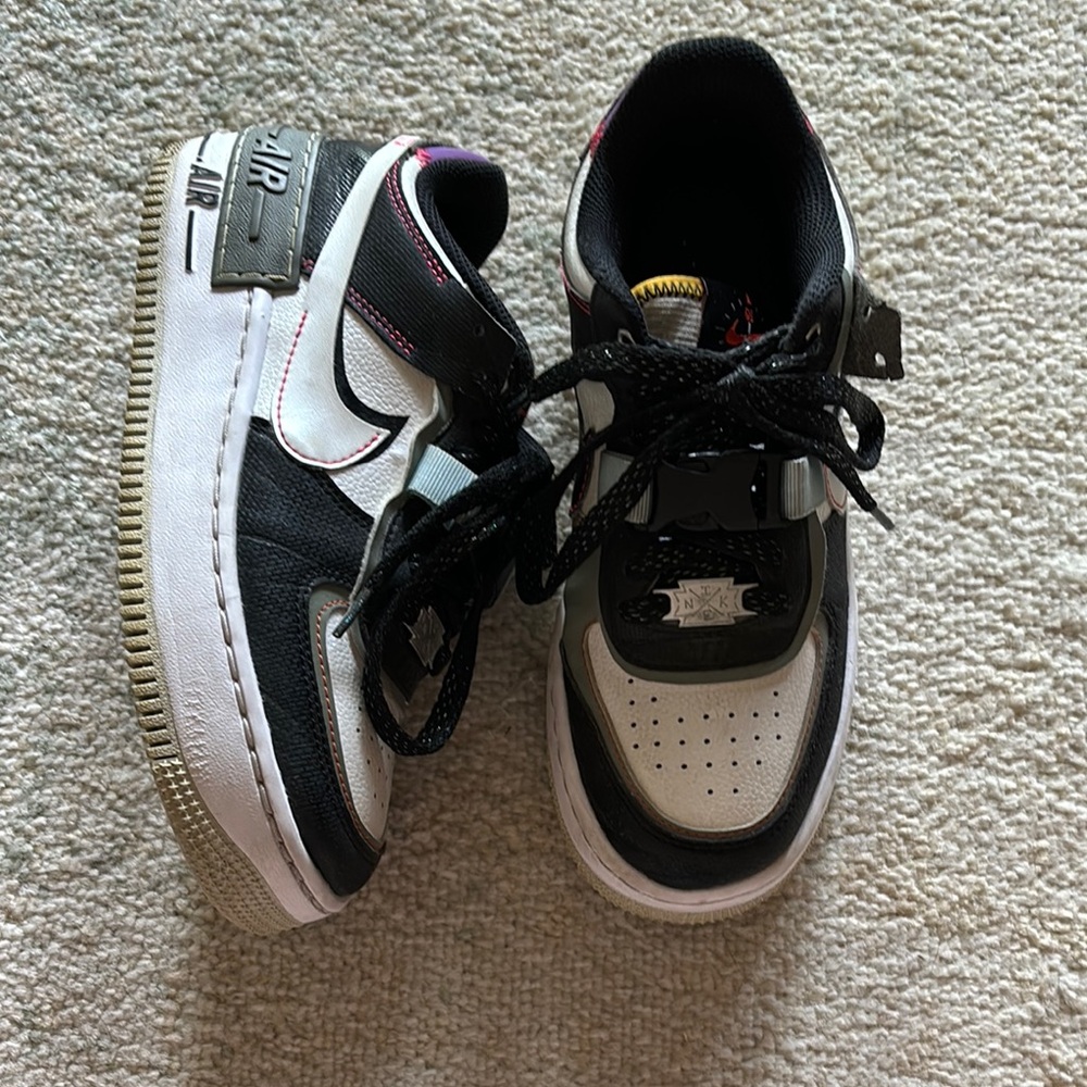 Nike Kids Black and White Sneakers